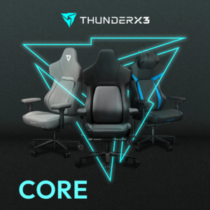 ThunderX3 CORE – Ergonomische Stühle erobern die Gaming-Zimmer