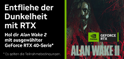 Alan Wake 2 jetzt zu NVIDIA GeForce RTX 4090, 4080, 4070 (Ti) dazu erhalten!