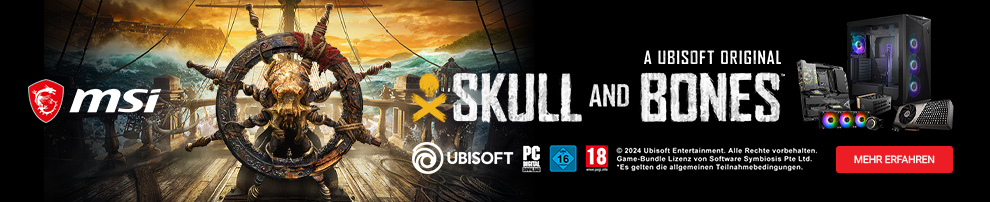 Skull and Bones jetzt zu ausgewählten MSI-Produkten dazu erhalten!
