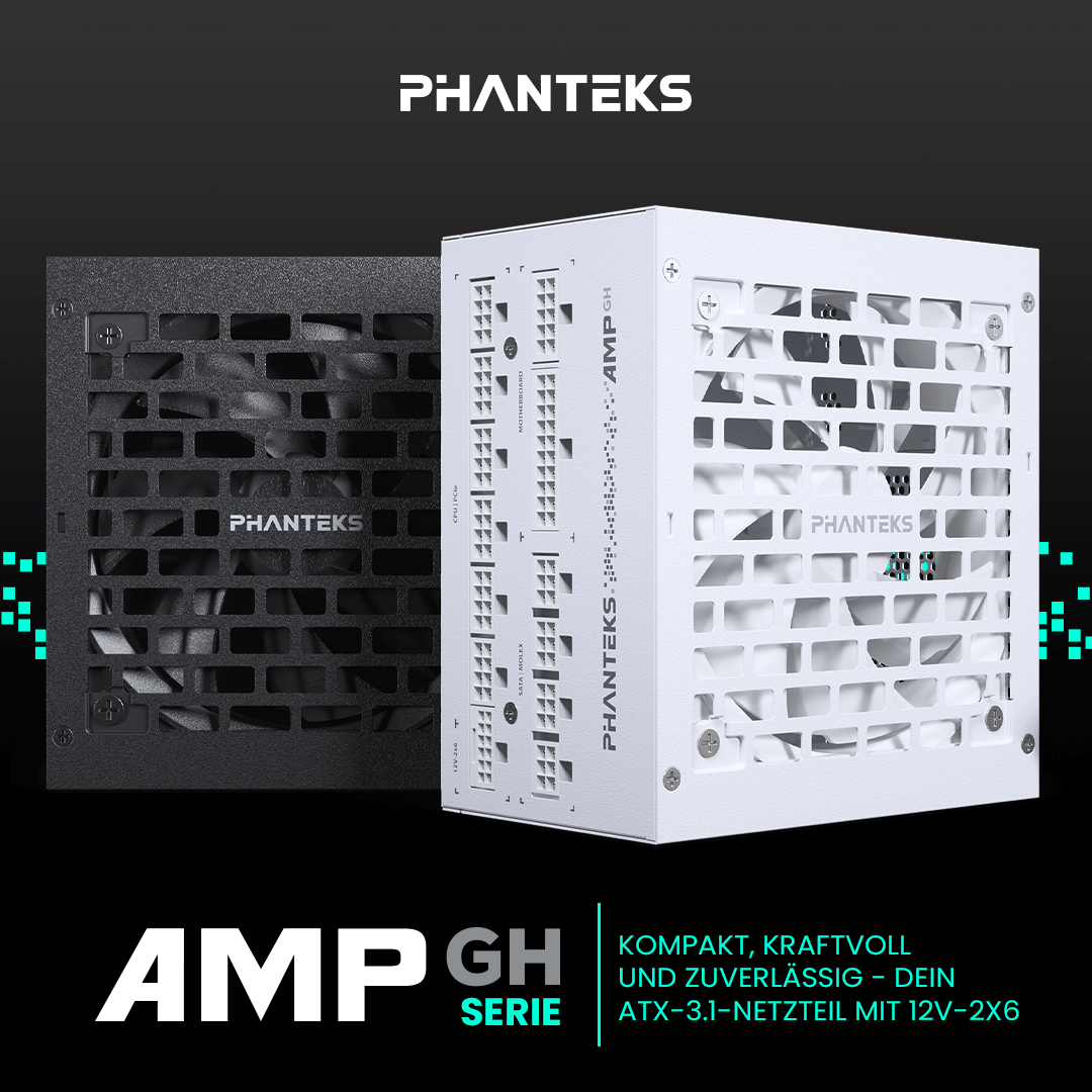 Phanteks AMP GH ATX-3.1-Netzteile: kompakt, preiswert und leistungsstark
