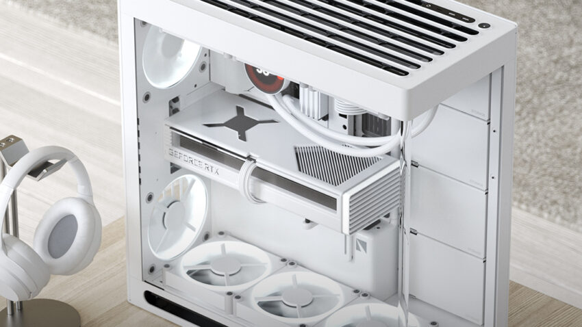 Weißes HAVN HS 420 PC-Gehäuse