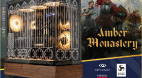 Amber Monastery Gaming PC von vorne mit Kingdome Come: Deliverence 2