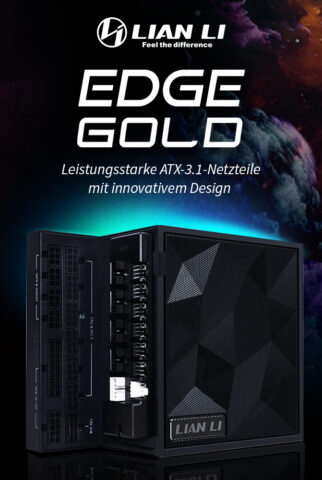 Lian Li EDGE GOLD: Mit diesem Feature revolutioniert Lian Li PC-Netzteile