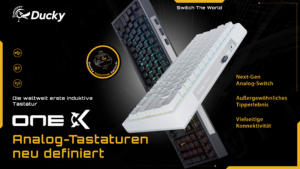 Innovativität an erster Stelle mit den neuen Ducky One X Gaming Tastaturen!