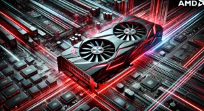Das bild zeigt eine RX 9050 oder RX 9060 XT