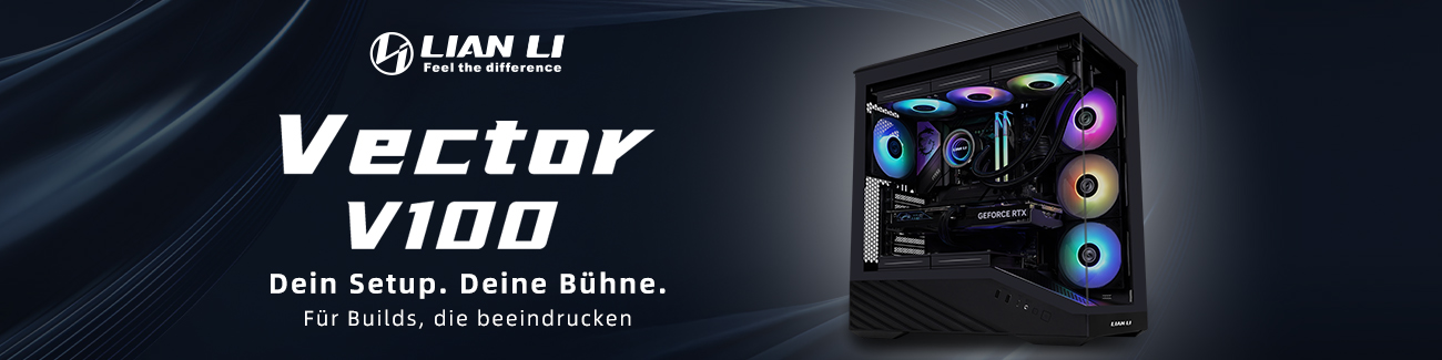 Vector V100 mit Slogan