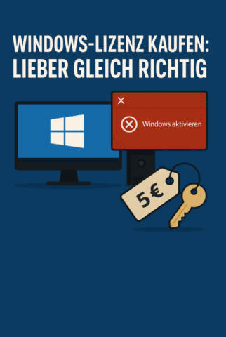 Windows-Lizenz kaufen: Warum du bei deinem Gaming-PC auf eine echte, vorinstallierte Lizenz setzen solltest