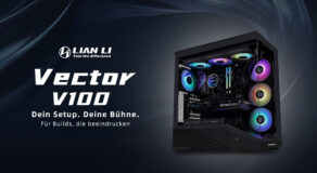 Der Lian Li Vector V100: Midi-Tower mit funktioneller Aussparung für Sammlerstücke