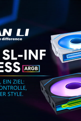 Lian Li UNI FAN SL-INF: Leistungsstarke 120-mm-PWM-Lüfter mit neuer Wireless-Verbindung 