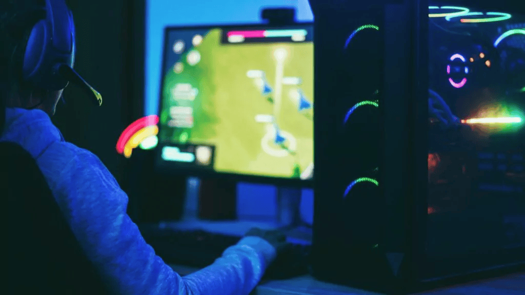 Gamer Stock footage