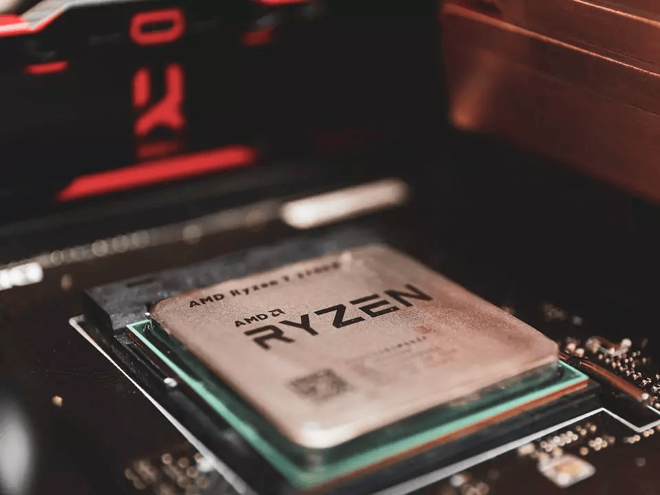 AMD Ryzen CPU auf Mainboard