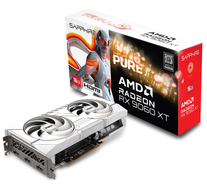 AMD Radeon RX 9060 XT Gaming OC Grafikkarte