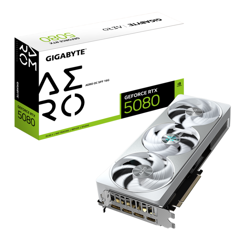 GIGABYTE GeForce RTX 5080 Aero OC SFF-Grafikkarte