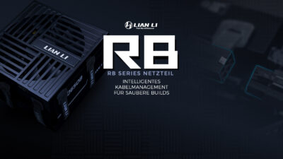 Lian Li RB Series: Teilmodulare 80 PLUS Bronze Netzteile mit eingebautem Kabelmanagement