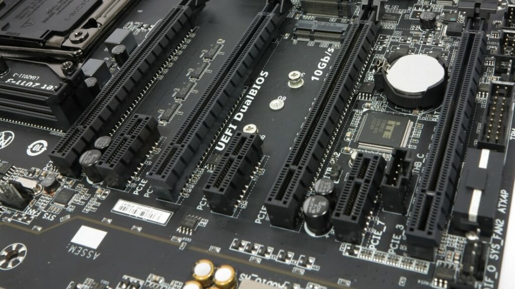 Mainboard closeup