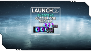 Phanteks Glacier One 360M25 LCD – 360-mm-AiO-Wasserkühlung mit 6-Zoll-Display