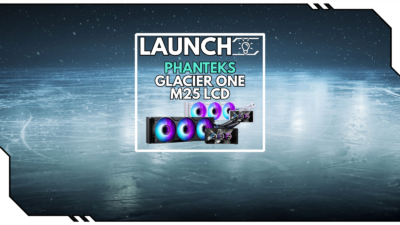 Phanteks Glacier One 360M25 LCD – 360-mm-AiO-Wasserkühlung mit 6-Zoll-Display