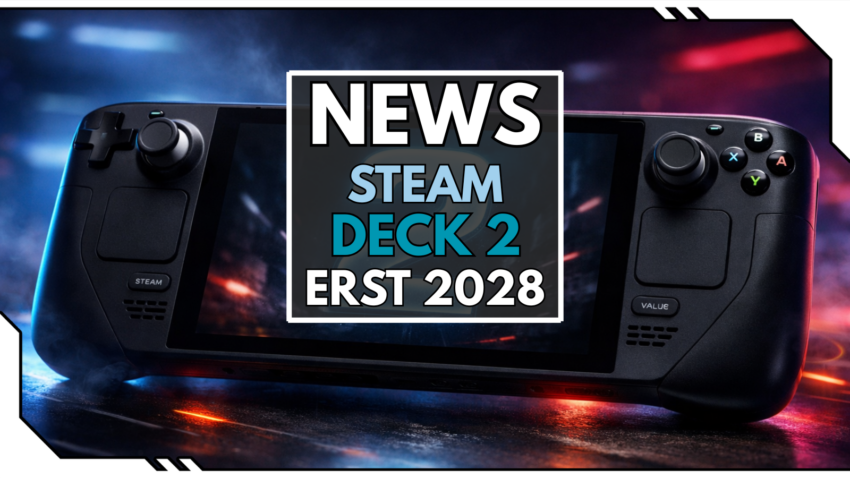 Beitragsbild mit Steam Deck im hintergrund