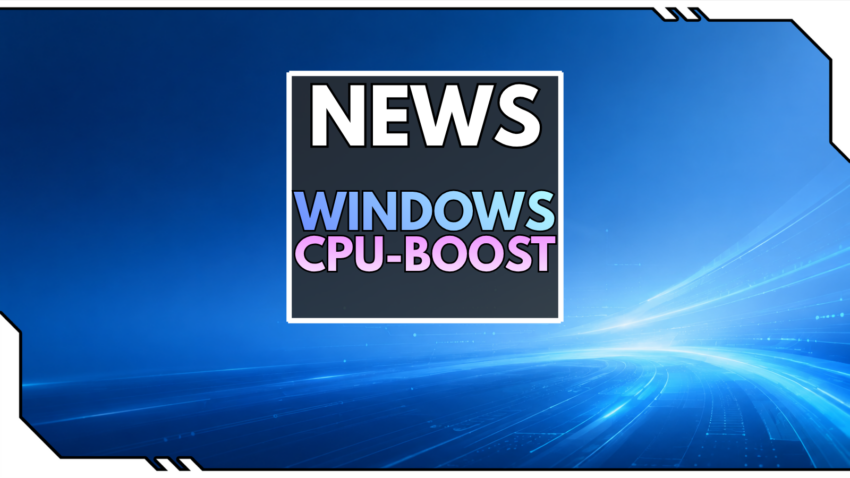 Blog Beitragsbild - Windows CPU-Boost