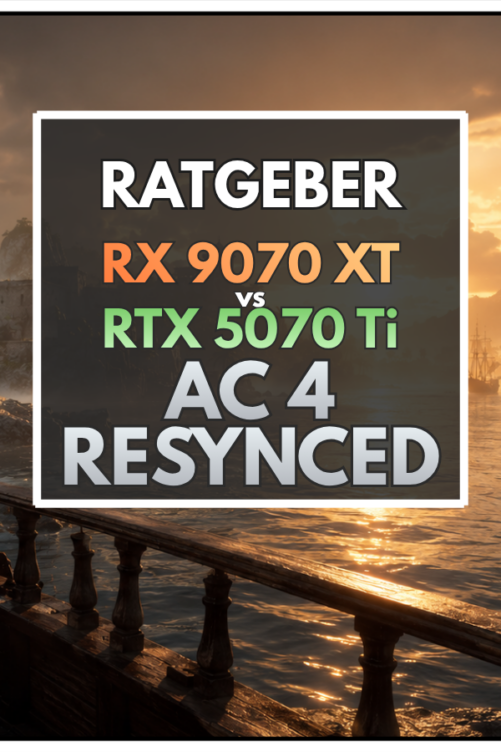 Radeon RX 9070 XT vs. GeForce RTX 5070 Ti: Welche Grafikkarte gewinnt in Assassin’s Creed Black Flag Resynced?
