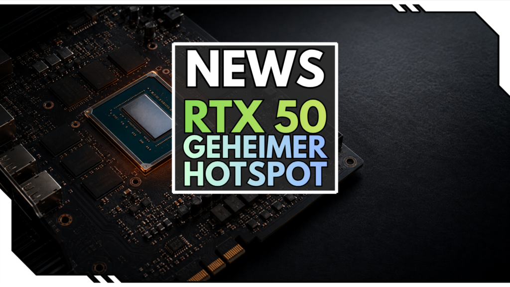 RTX-50-Hotspot erreicht 107 °C: Versteckter Sensor entlarvt Drosselung