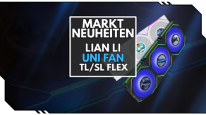 LIan Li UNI FAN TL/SL FLEX im Hintergrund mit schrift drüber