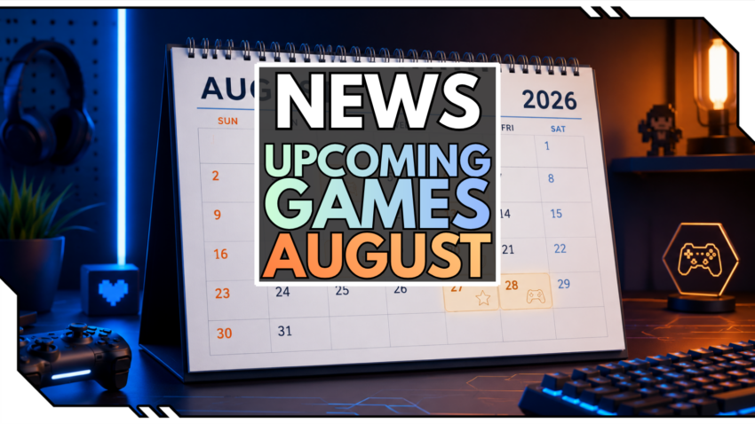 Blog Beitragsbild - Upcoming Games August 2026