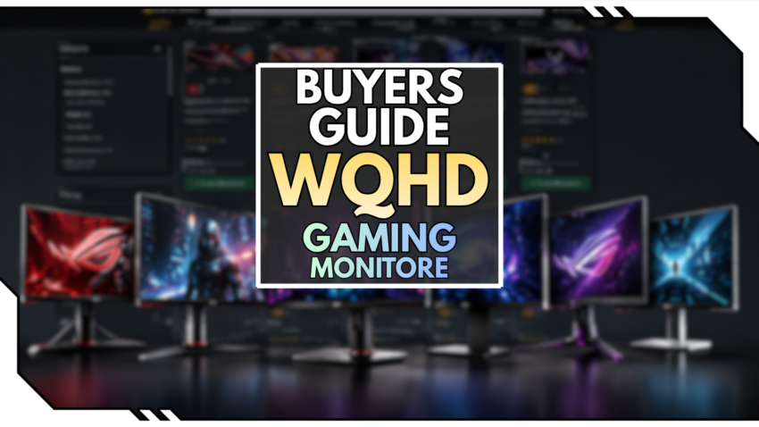 Blog Beitragsbild - WQHD Gaming Monitor Kaufberatung