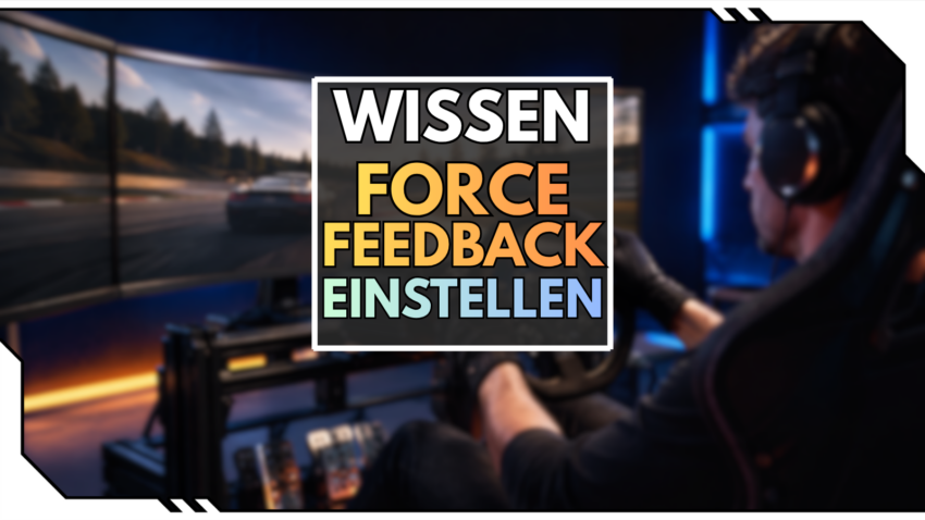 Blog Beitragsbild- Force Feedback einstellen
