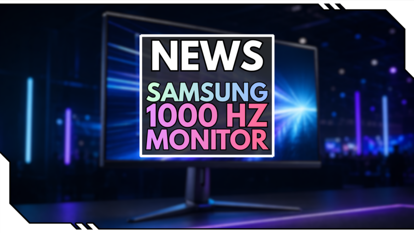 Blog Beitragsbild - Samsung 1000 Hz Monitor