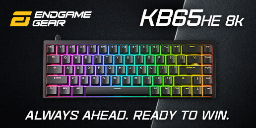 Endgame Gear KB65HE 8k Hall Effect