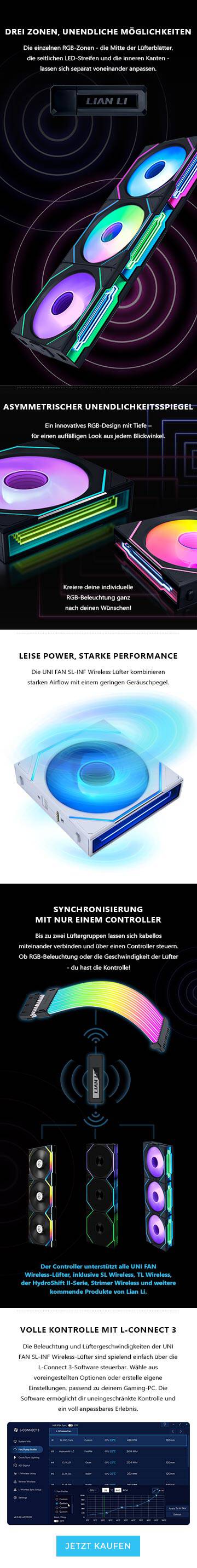 LIAN LI UNI FAN SL-INF Wireless