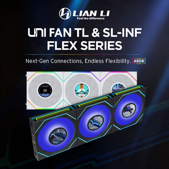 Lian Li Uni Fan TL&SL-INF Flex Series | Caseking