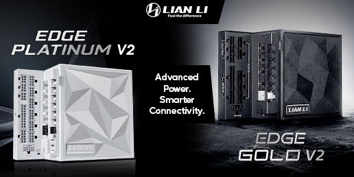 LIAN LI Edge Platinum V2 power supply with Hub