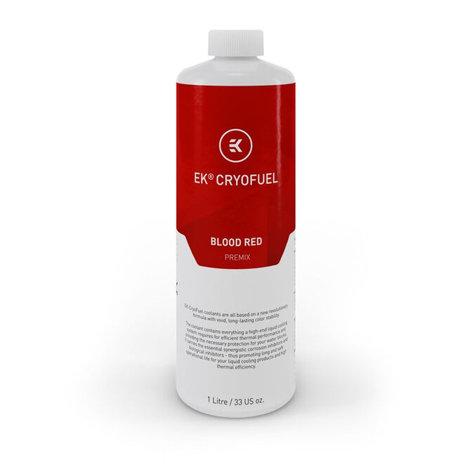 EK Water Blocks EK-CryoFuel Premix, Blood Red - 1000ml image number 0