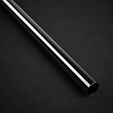 Bitspower None Chamfer Brass Hard Tubing 12mm AD, 500mm - black sparkle image number null