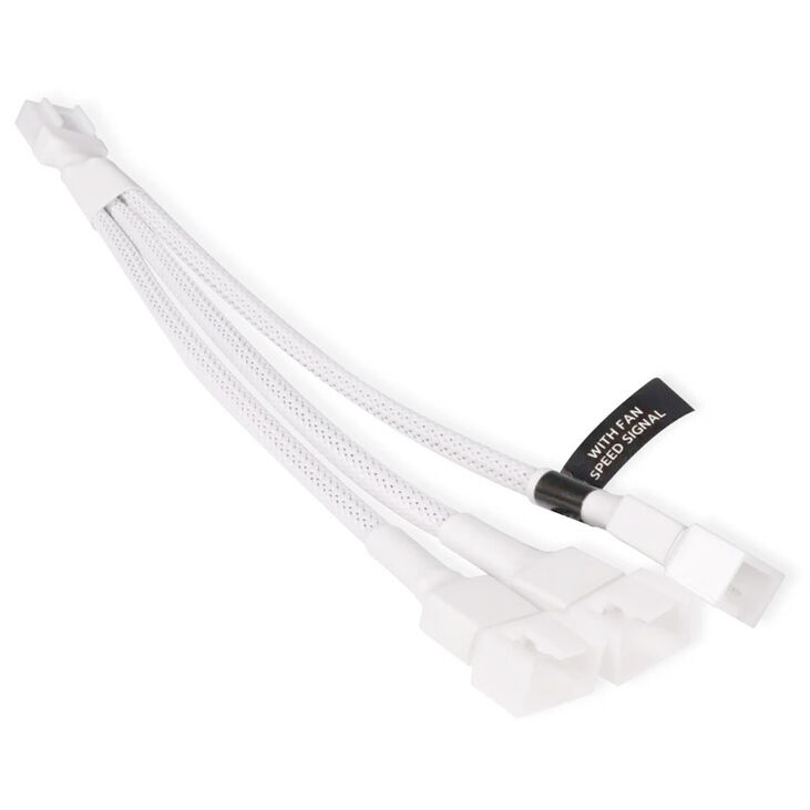 Alphacool Y-Splitter 4-Pin auf 3x 4-Pin PWM 15cm - weiß image number 0