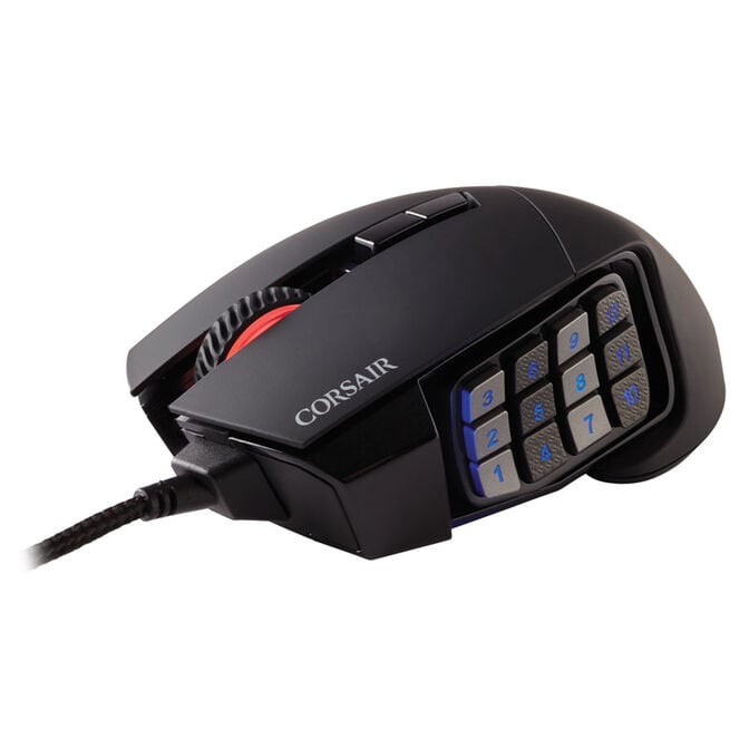 Corsair SCIMITAR RGB ELITE Gaming Mouse, RGB - black image number 3