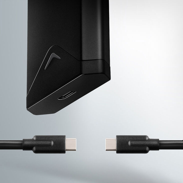 AXAGON EEM2-UB2 M.2 Gehäuse, NVMe, USB-C 3.1, 10 Gbit/s - schwarz image number 3