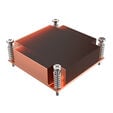 Akasa 1U CPU-K&uuml;hler, f&uuml;r Server - Kupfer image number null