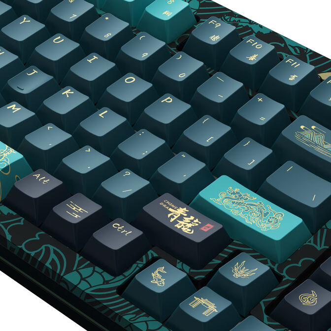 AKKO MOD 007B V3 HE "Year of the Dragon" Gaming Tastatur - Magnetische Cream Yellow Switches, 75%-Layout, ANSI (US) image number 9