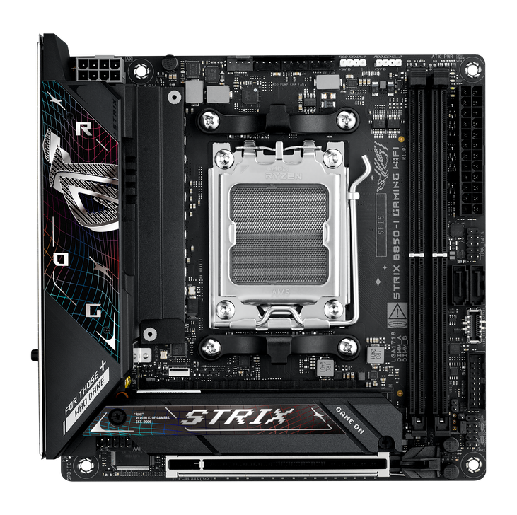 ASUS ROG STRIX B850-I Gaming WiFi Mainboard, Sockel AM5, AMD B850, Mini-ITX, DDR5 image number 1
