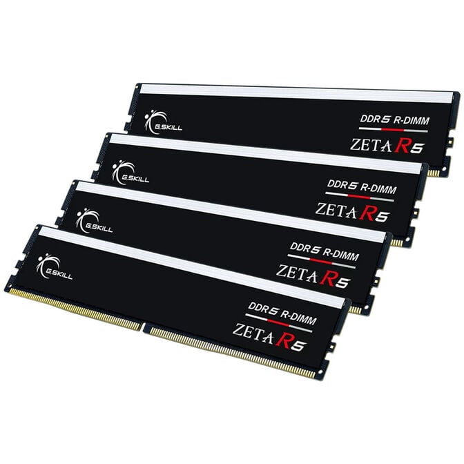 G.Skill Zeta R5 DDR5-6400 RAM, CL32, XMP, ECC reg. - 64 GB Quad-Kit, black image number 0