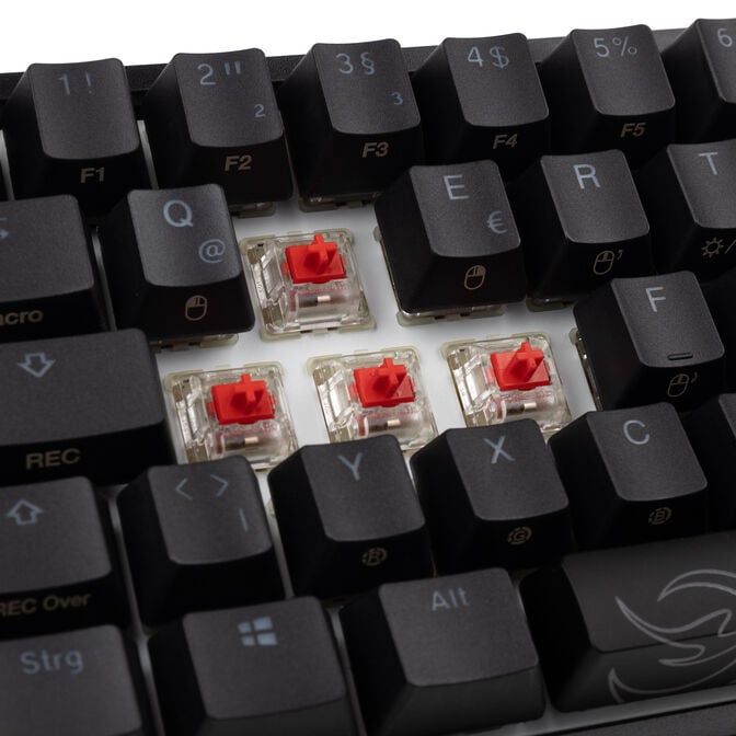Ducky One 2 Pro Mini Gaming Tastatur, RGB LED - Cherry Red image number 7