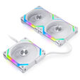 Lian Li UNI FAN SL120 V2 ARGB PWM L&uuml;fter, 3er Pack - 120mm, wei&szlig; image number null