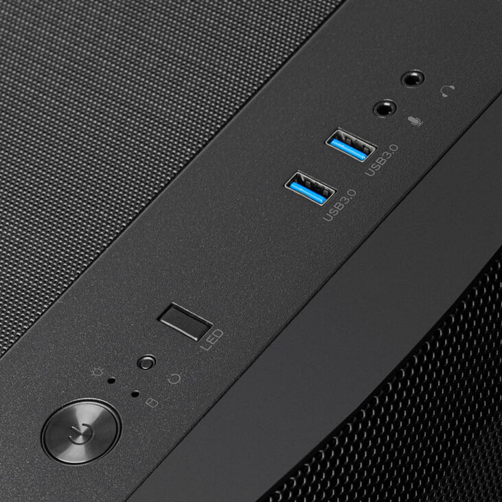 SilverStone Fara 511Z Midi-Tower, Tempered Glass - schwarz image number 5