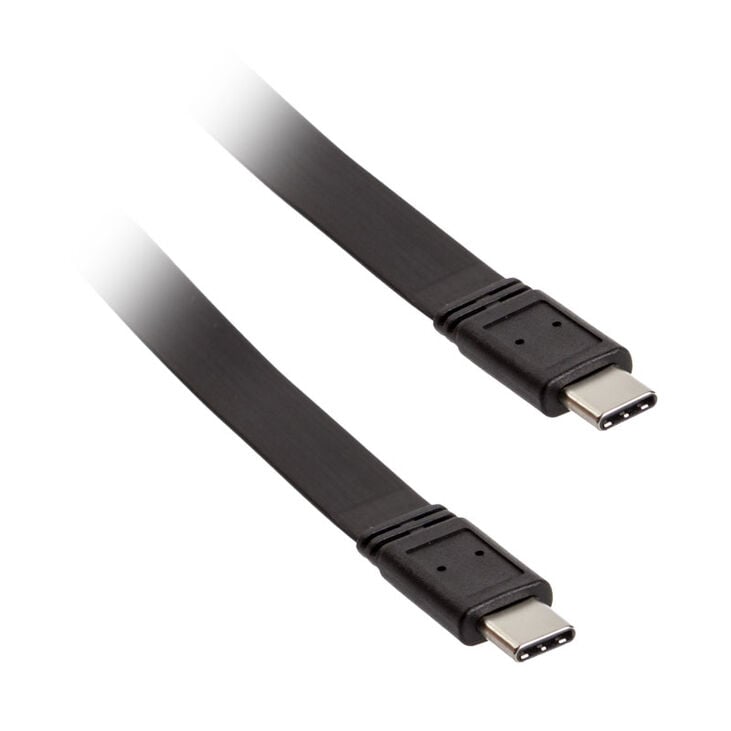 Akasa Typ C zu Typ C Adapter Kabel PROSLIM - schwarz image number 0