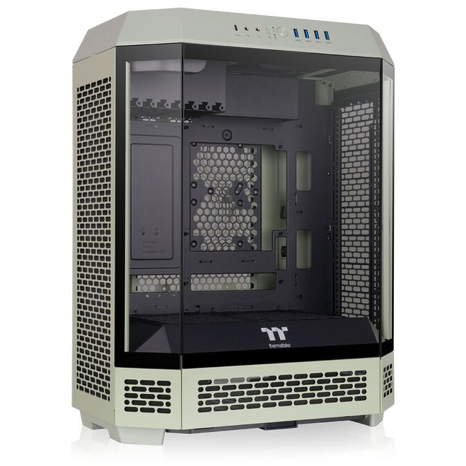 Thermaltake The Tower 600 PC-Geh&auml;use, Midi-Tower, ATX, Tempered Glass - Matcha Green image number 9