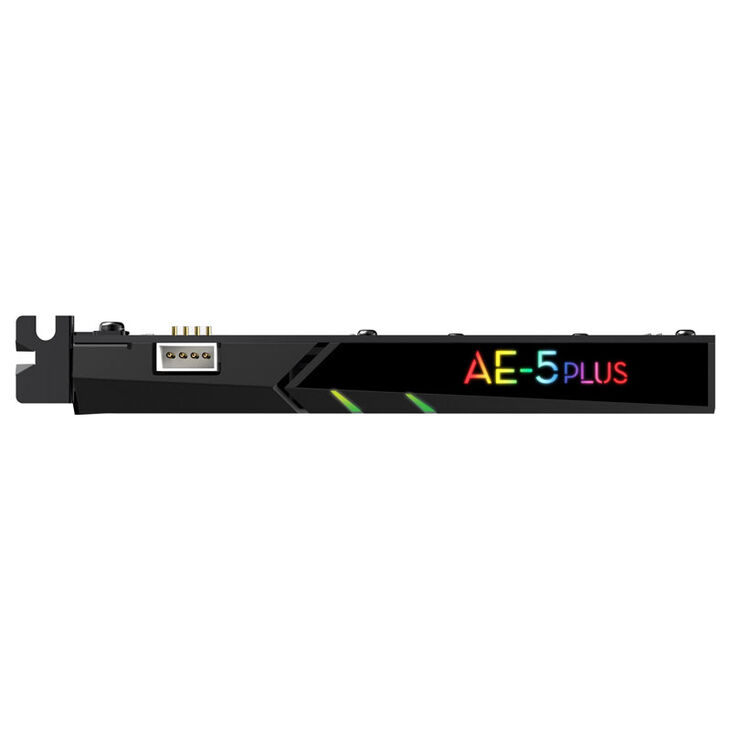 Creative Sound BlasterX AE-5 Plus Hi-Res Gaming Soundkarte / DAC - RGB, PCIe image number 4