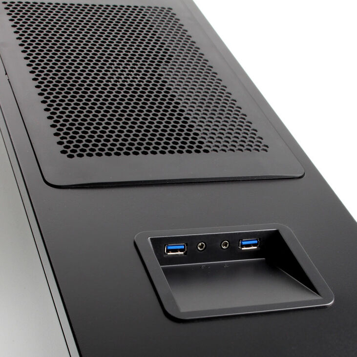 SilverStone SST-TJ04B-E TemJin Midi-Tower - schwarz image number 6
